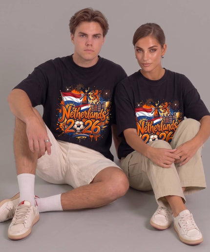 Netherlands 2026 Graffiti Fiesta Oranje Soccer World Cup Unisex Fan T-Shirt