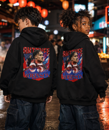Antone Robinson #5 USA Kids Fan Hoodie