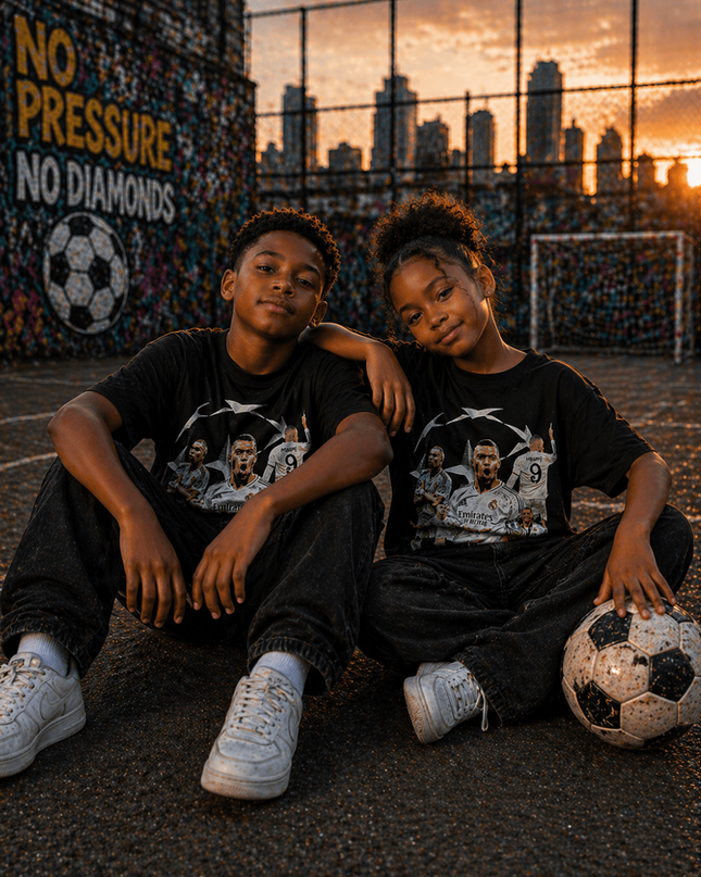 T-shirt Enfant Kylian Mbappé Real Madrid #9