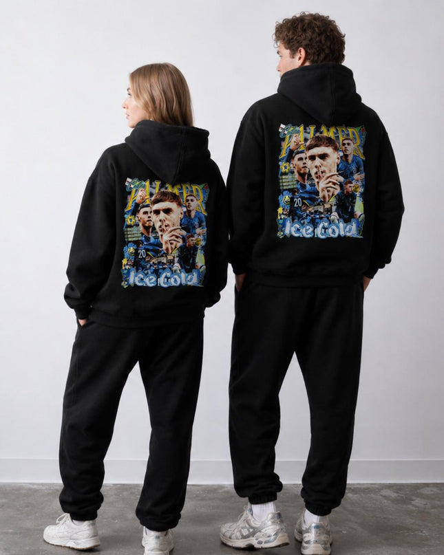 Cole Palmer #20 Chelsea Ice Cold Vintage Bootleg Collage Unisex Fan Hoodie