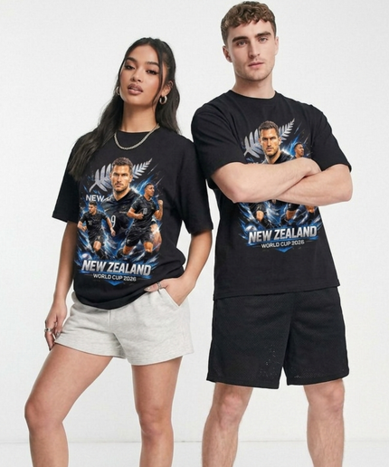 New Zealand All Whites World Cup 2026 Unisex Fan T-Shirt