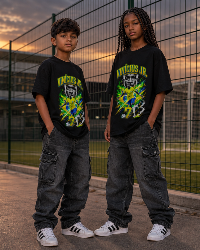T-shirt Enfant Vinicius Jr. Brésil #7 Fan Club
