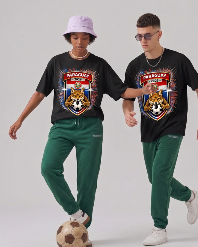 Paraguay 2026 Fox Crest Edition Soccer World Cup Unisex Fan T-Shirt