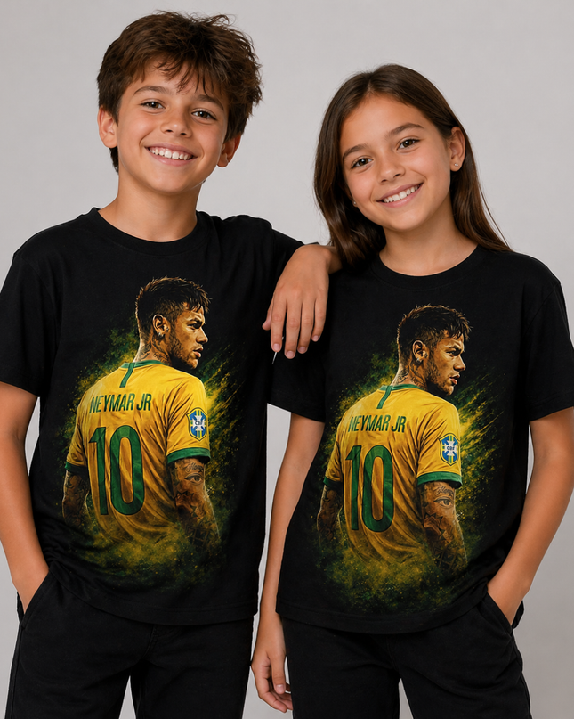 Neymar Jr Brazil Kids Fan T-Shirt