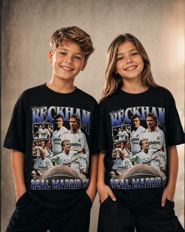 David Beckham Real Madrid Kids Fan T-Shirt