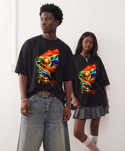 South Africa 2026 Flame Glory Edition Soccer World Cup Unisex Fan T-Shirt