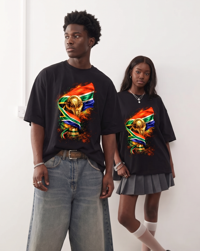 South Africa 2026 Flame Glory Edition Soccer World Cup Unisex Fan T-Shirt