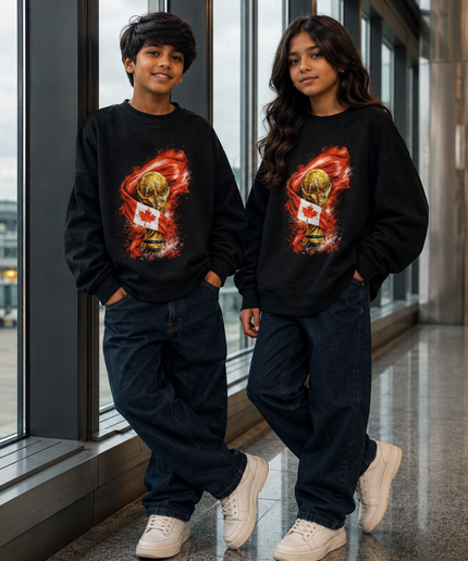 Canada 2026 World Cup Kids Fan Crewneck