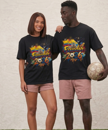 Ecuador 2026 Graffiti Edition Soccer World Cup Unisex Fan T-Shirt