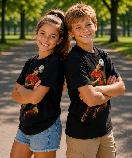 T-shirt Enfant Fan Cristiano Ronaldo Portugal #7