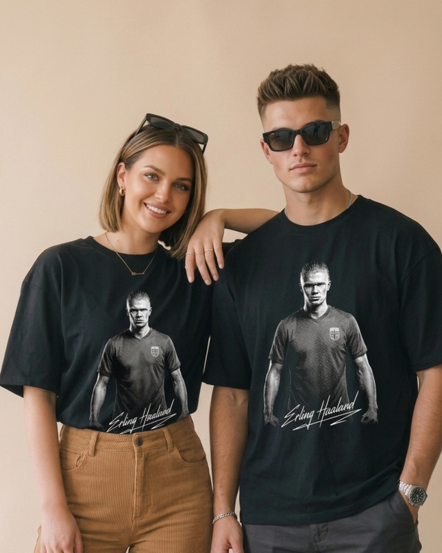 T-shirt Unisexe Fan Erling Haaland Norvège Coupe du Monde 2026