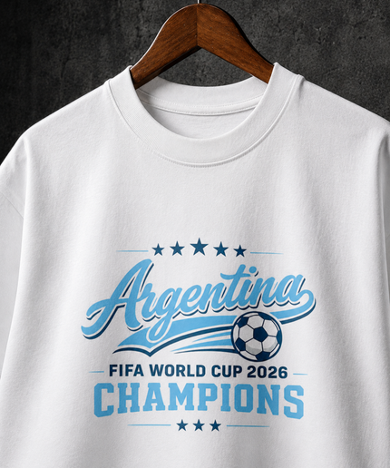 Argentina FIFA World Cup 2026 Champions Unisex Fan T-Shirt