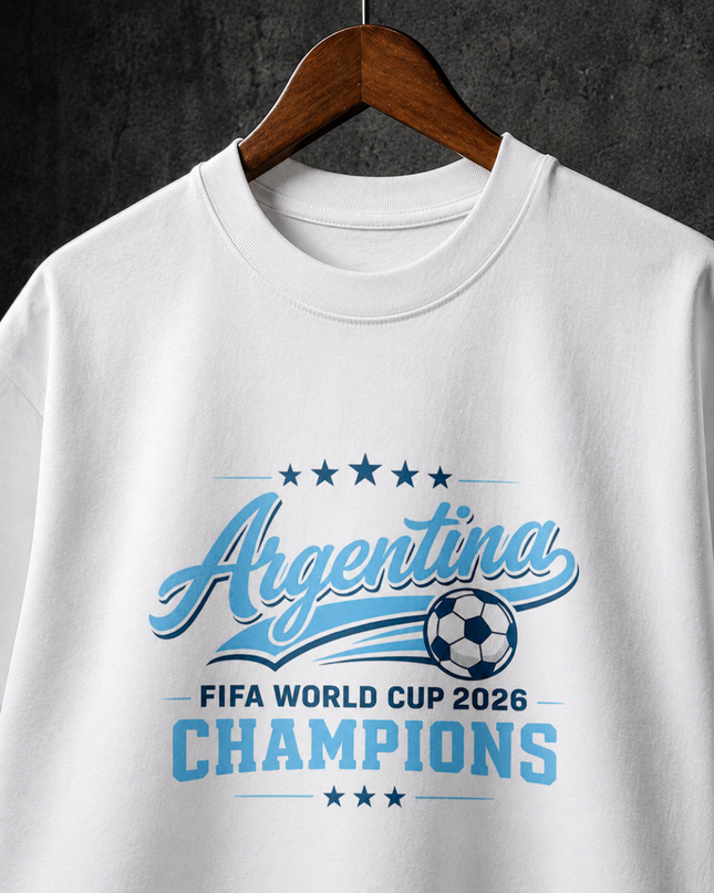 Argentina FIFA World Cup 2026 Champions Unisex Fan T-Shirt