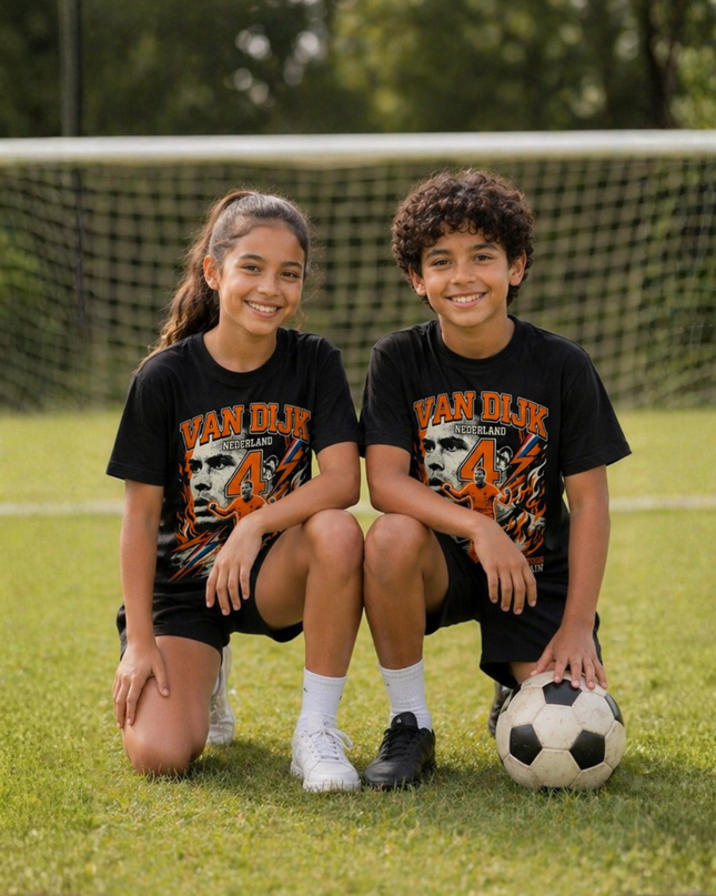 T-Shirt Enfant Virgil Van Dijk Pays-Bas