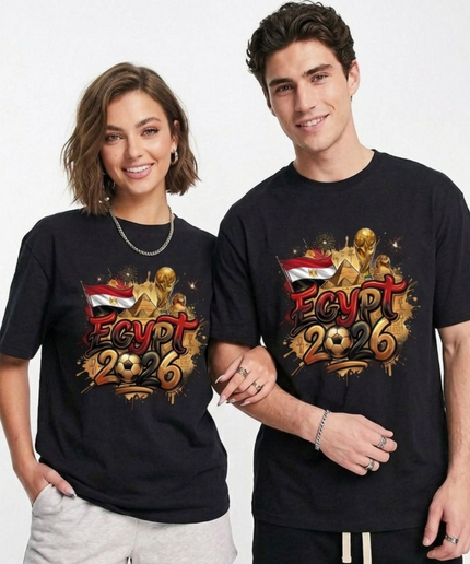 Egypt 2026 Golden Trophy Edition Soccer World Cup Unisex Fan T-Shirt