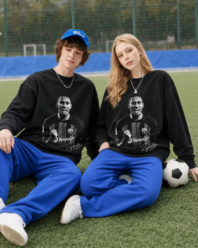 Raphinha Barcelona Signature Graphic Unisex Fan Crewneck