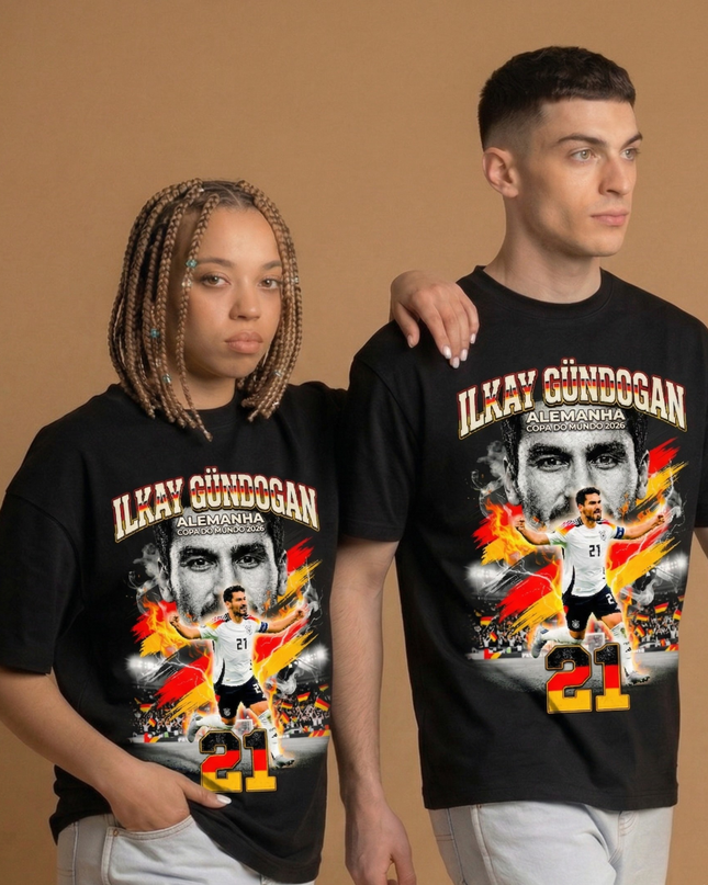 Ilkay Gündogan #21 – Germany Alemanha Copa do Mundo 2026 Unisex Fan T-Shirt