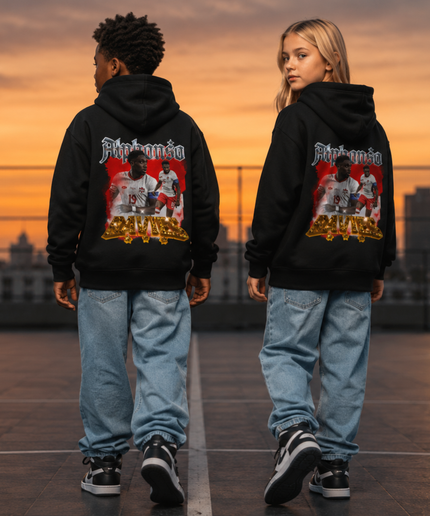 Alphonso Davies #19 Canada Kids Fan Hoodie