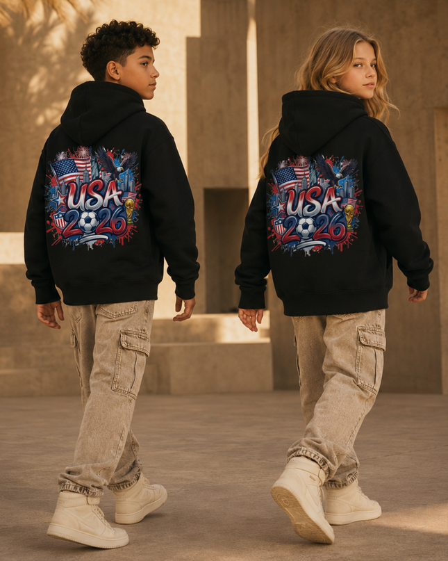 USA 2026 World Cup Kids Fan Hoodie