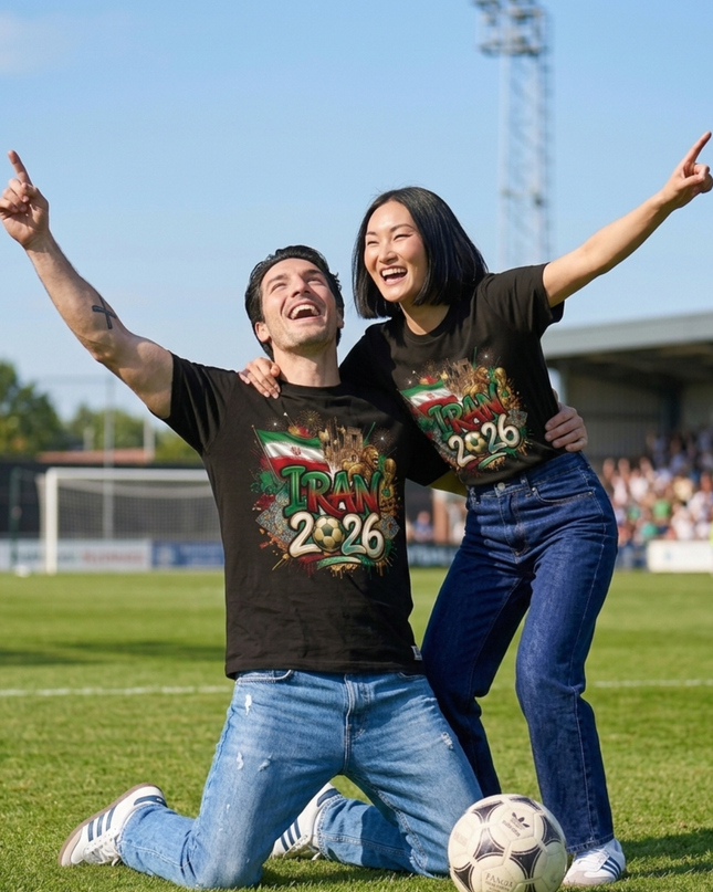 Iran 2026 Graffiti Celebration Unisex Fan T-Shirt