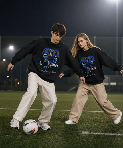 Cole Palmer Chelsea Graphic Collage Unisex Fan Crewneck