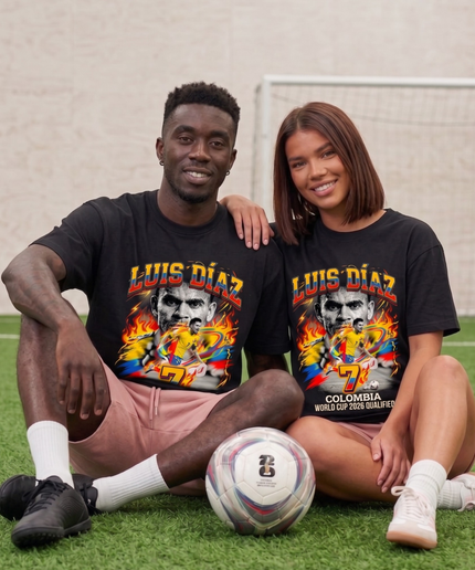 Luis Díaz #7 – Colombia World Cup 2026 Qualified Unisex Fan T-Shirt