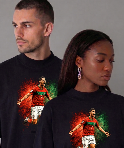 Cristiano Ronaldo Goal Roar Portugal Fan T-Shirt