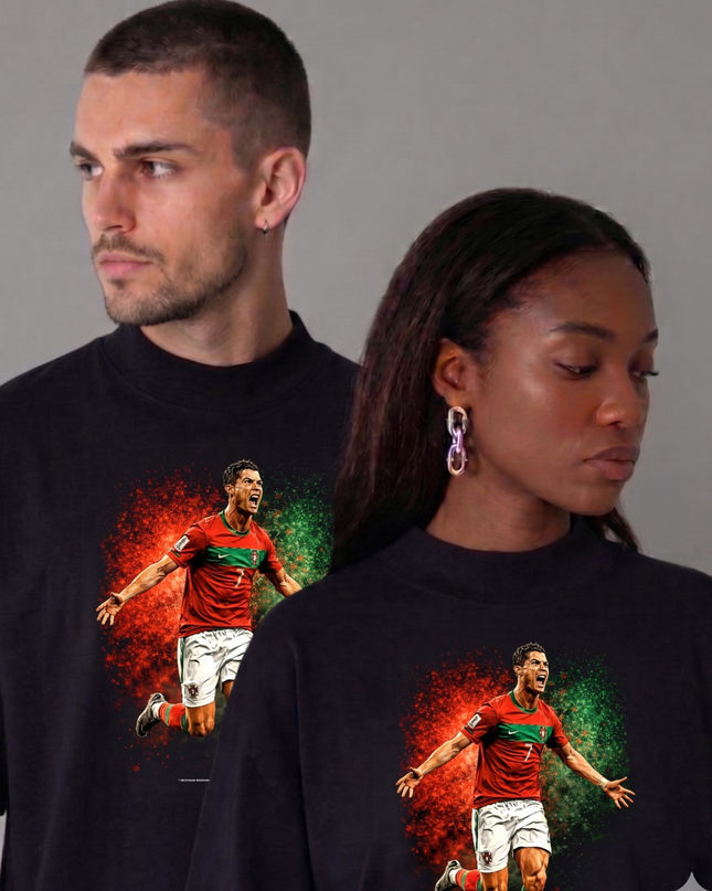 Cristiano Ronaldo Goal Roar Portugal Fan T-Shirt