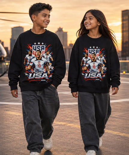 Team USA World Cup 2026 Kids Fan Crewneck