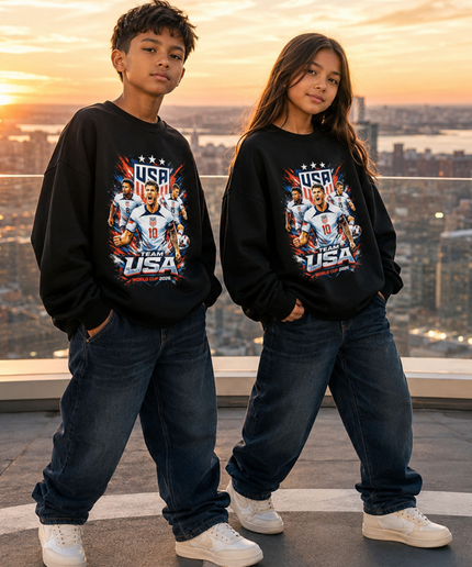 Team USA World Cup 2026 Kids Fan Crewneck