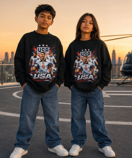 Team USA World Cup 2026 Kids Fan Crewneck