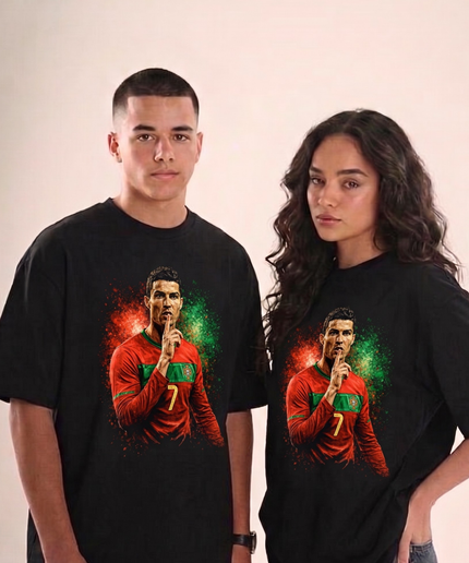 Cristiano Ronaldo Shhh Silence Portugal Fan T-Shirt