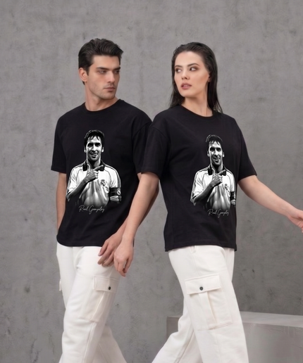 Raul Gonzalez Spain Real Madrid Legend Signature Unisex Fan T-Shirt