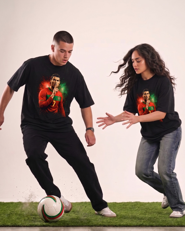 Cristiano Ronaldo Shhh Silence Portugal Fan T-Shirt