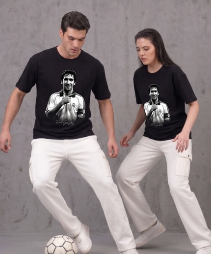 Raul Gonzalez Spain Real Madrid Legend Signature Unisex Fan T-Shirt