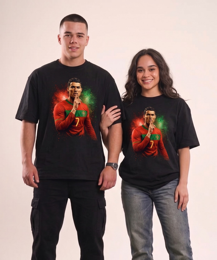 Cristiano Ronaldo Shhh Silence Portugal Fan T-Shirt