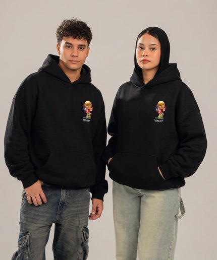 Cristiano Ronaldo #7 Portugal Intense Stare Paint Splatter Artistic Portrait Adult Fan Hoodie