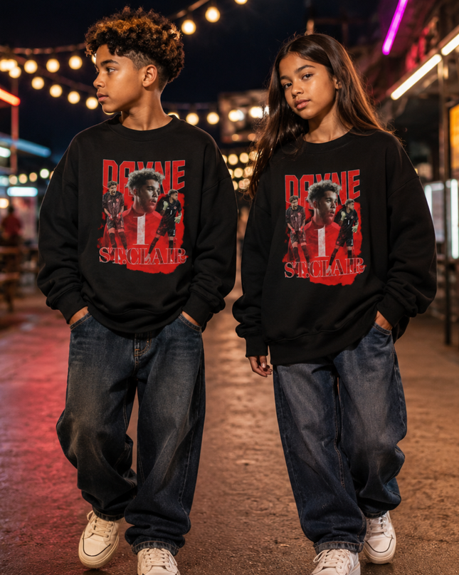 Dayne St. Clair Canada 2026 Kids Fan Crewneck