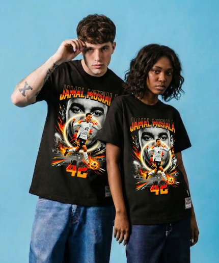 Jamal Musiala #42 – Allemagne Coupe du Monde 2026 T-Shirt Fan Unisexe