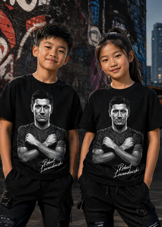 Robert Lewandowski Barcelona Kids Fan T-Shirt