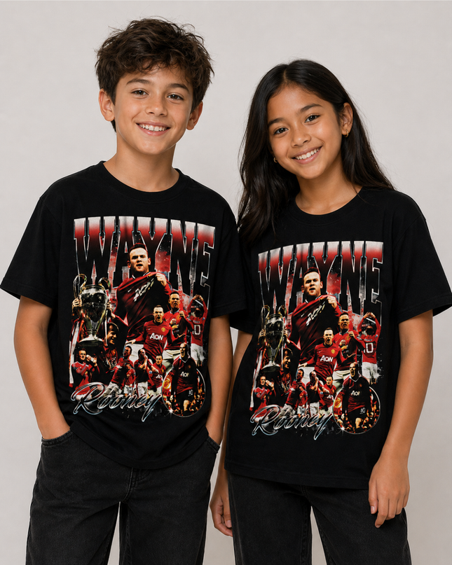 Wayne Rooney Manchester United Champions Kids Fan T-Shirt
