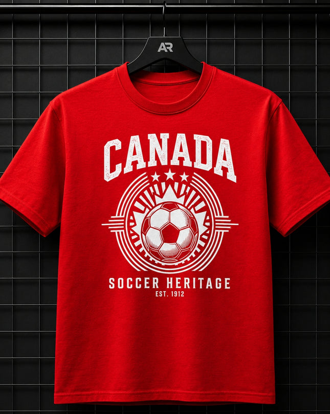 Canada Soccer Heritage Est. 1912 Unisex Fan T-Shirt