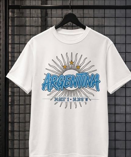 Argentina Coordinates Unisex Fan T-Shirt