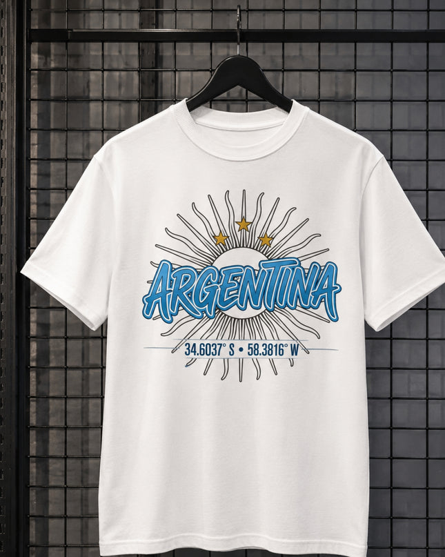 Argentina Coordinates Unisex Fan T-Shirt