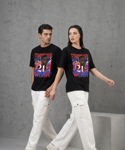 Timothee Weah USA #21 Unisex Fan T-Shirt