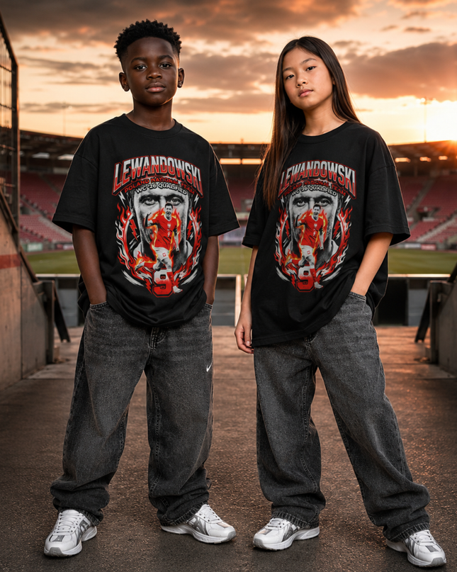Lewandowski Poland #9 WC26 Qualified Kids Fan T-Shirt