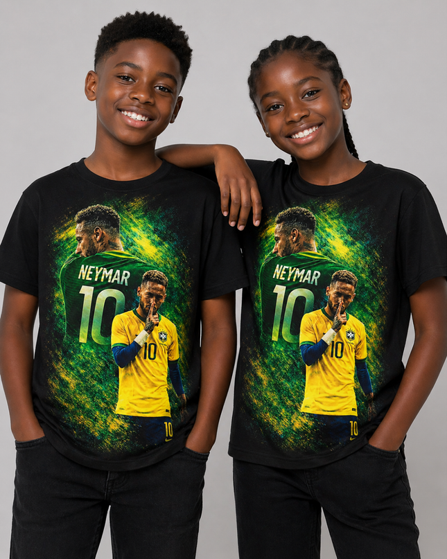 Neymar Jr Brazil Kids Fan T-Shirt Vol. 2