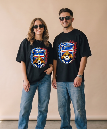 Cape Verde 2026 Sea Turtle Crest Unisex Fan T-Shirt