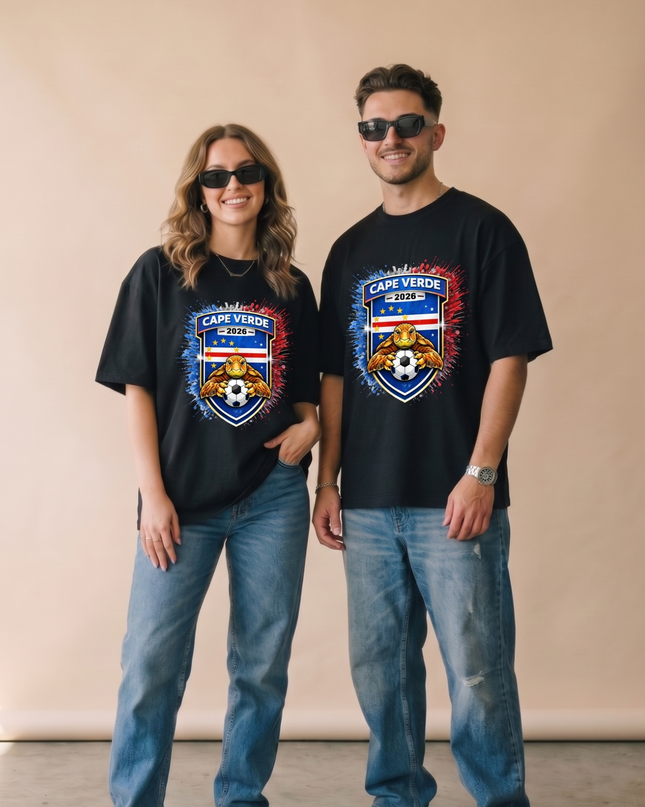 Cape Verde 2026 Sea Turtle Crest Unisex Fan T-Shirt