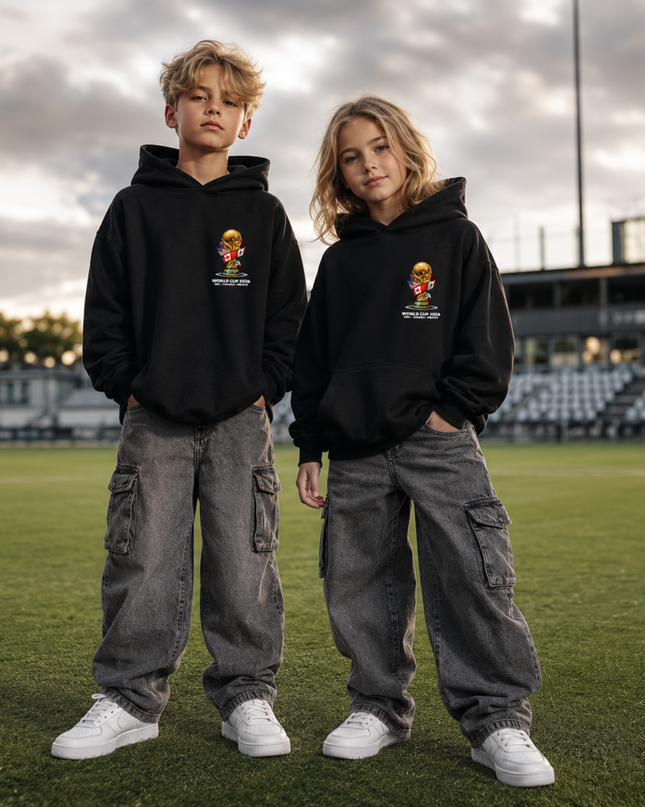 Sweat à capuche enfant Erling Haaland #9 Norvège Dynamic Roar